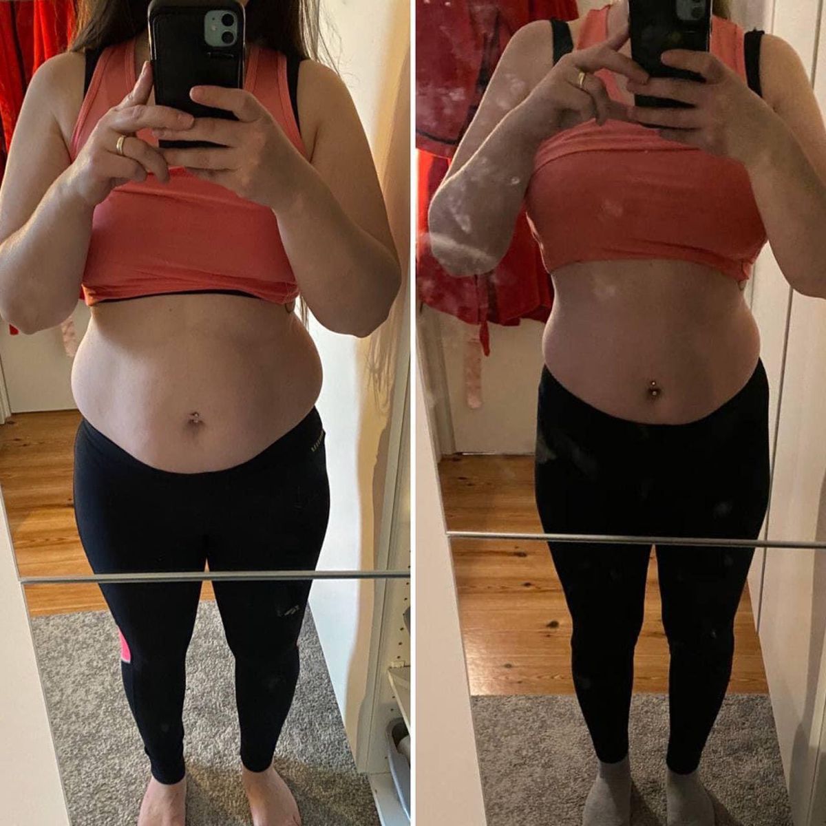 Antes y después - Daniela
